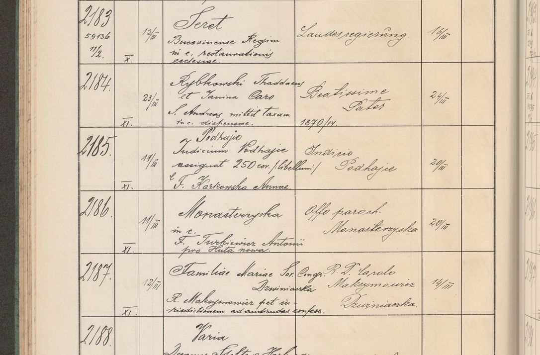 Zdjęcie nr 225 dla obiektu archiwalnego: Protocollum Consistorii lat. Leop. 1914