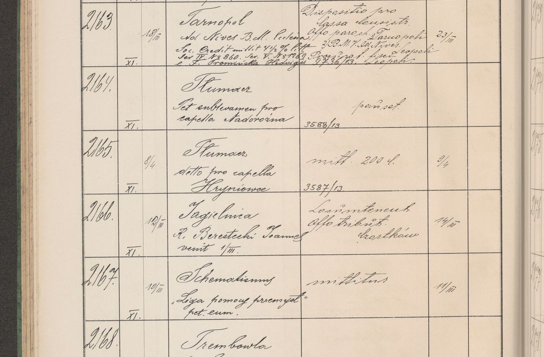 Zdjęcie nr 223 dla obiektu archiwalnego: Protocollum Consistorii lat. Leop. 1914