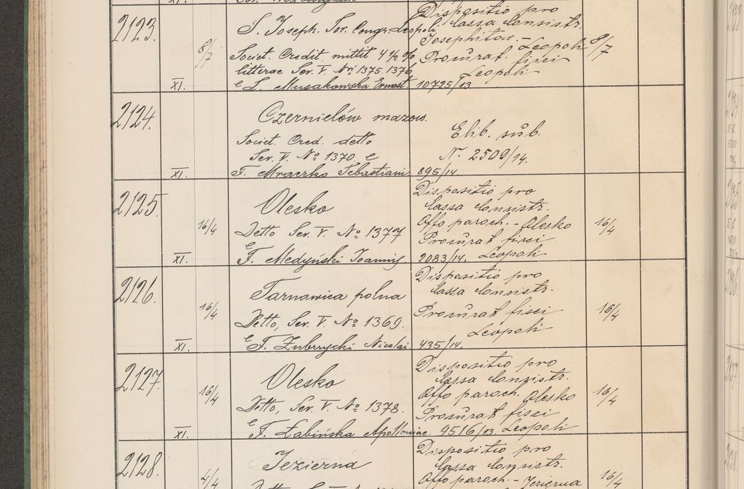 Zdjęcie nr 219 dla obiektu archiwalnego: Protocollum Consistorii lat. Leop. 1914