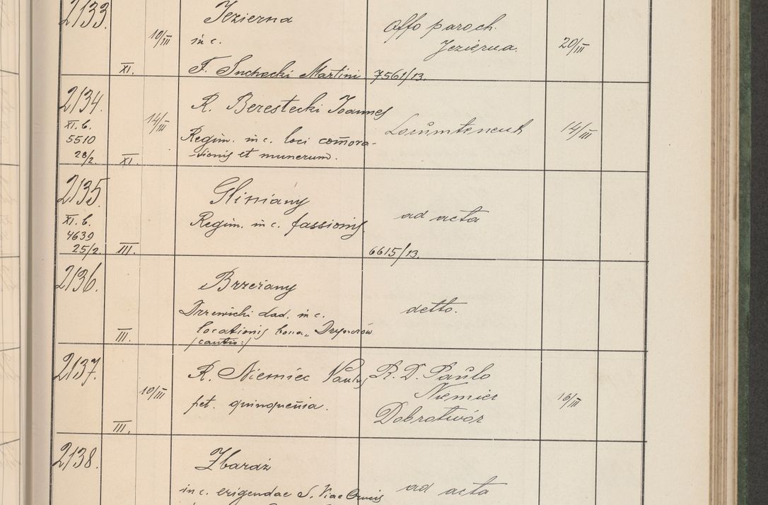 Zdjęcie nr 220 dla obiektu archiwalnego: Protocollum Consistorii lat. Leop. 1914