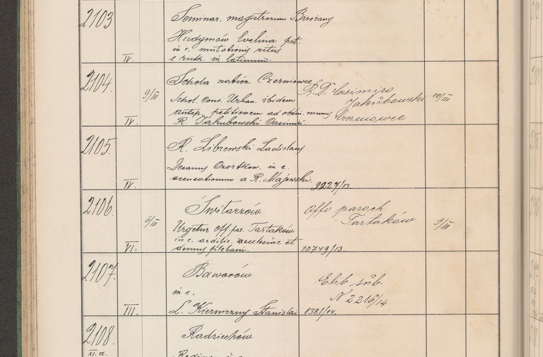 Zdjęcie nr 217 dla obiektu archiwalnego: Protocollum Consistorii lat. Leop. 1914