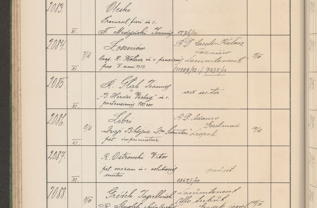 Zdjęcie nr 215 dla obiektu archiwalnego: Protocollum Consistorii lat. Leop. 1914