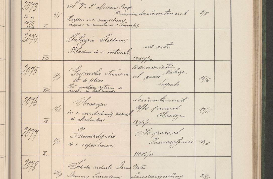 Zdjęcie nr 214 dla obiektu archiwalnego: Protocollum Consistorii lat. Leop. 1914
