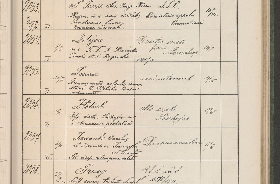 Zdjęcie nr 212 dla obiektu archiwalnego: Protocollum Consistorii lat. Leop. 1914