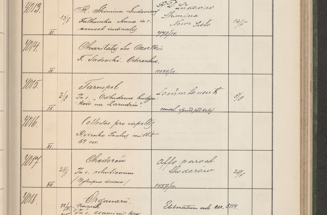 Zdjęcie nr 408 dla obiektu archiwalnego: Protocollum Consistorii lat. Leop. 1914