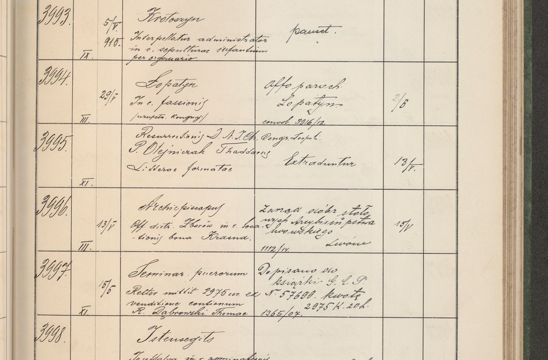 Zdjęcie nr 406 dla obiektu archiwalnego: Protocollum Consistorii lat. Leop. 1914
