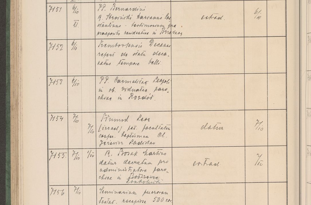 Zdjęcie nr 723 dla obiektu archiwalnego: Protocollum Consistorii lat. Leop. 1914