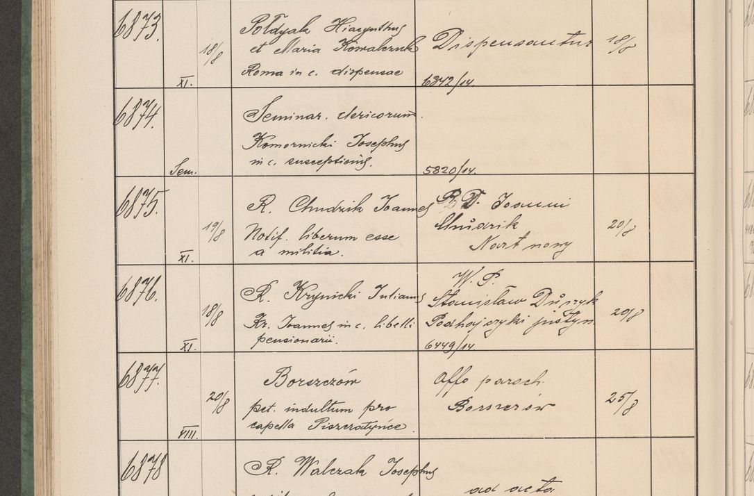 Zdjęcie nr 695 dla obiektu archiwalnego: Protocollum Consistorii lat. Leop. 1914