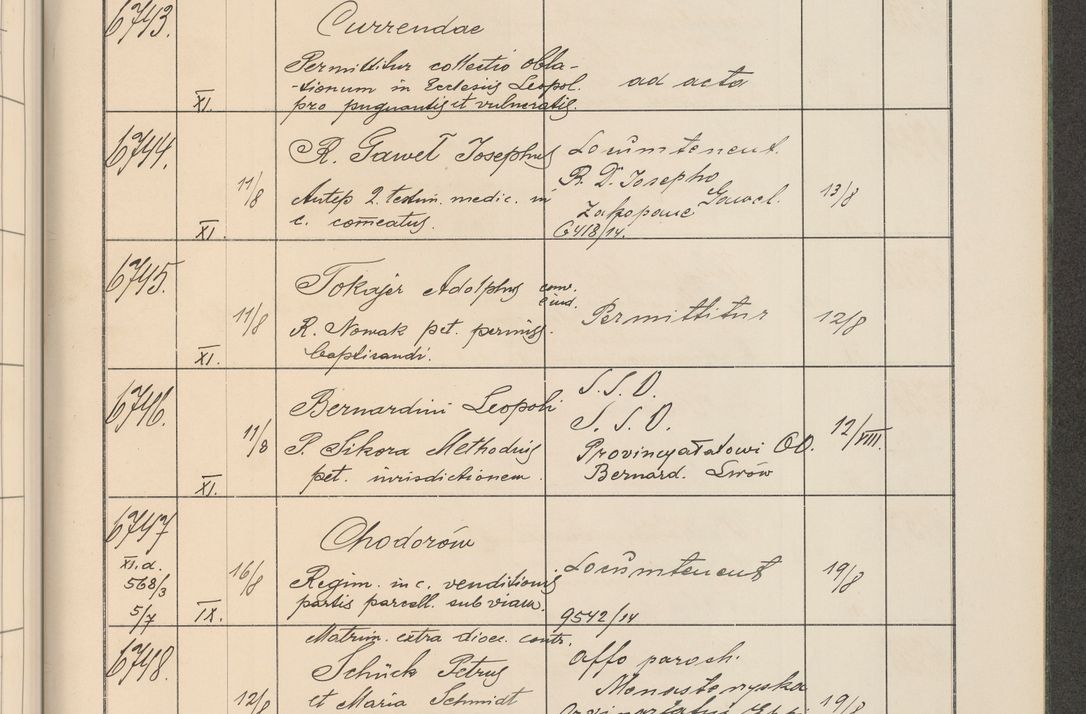 Zdjęcie nr 682 dla obiektu archiwalnego: Protocollum Consistorii lat. Leop. 1914