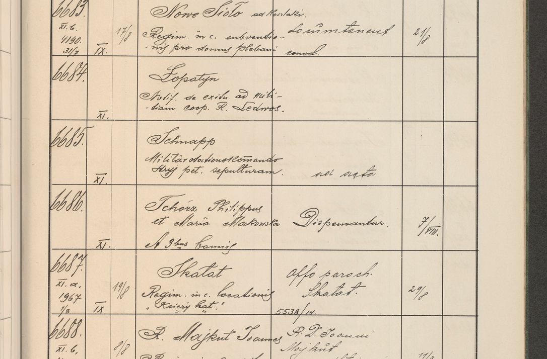 Zdjęcie nr 676 dla obiektu archiwalnego: Protocollum Consistorii lat. Leop. 1914
