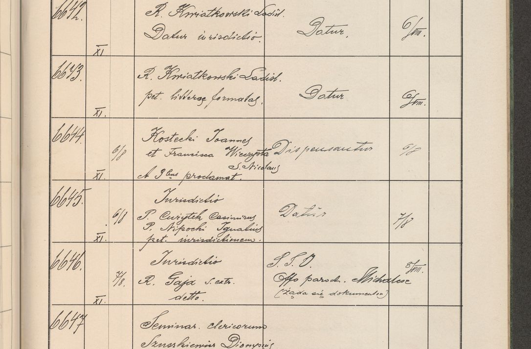 Zdjęcie nr 672 dla obiektu archiwalnego: Protocollum Consistorii lat. Leop. 1914