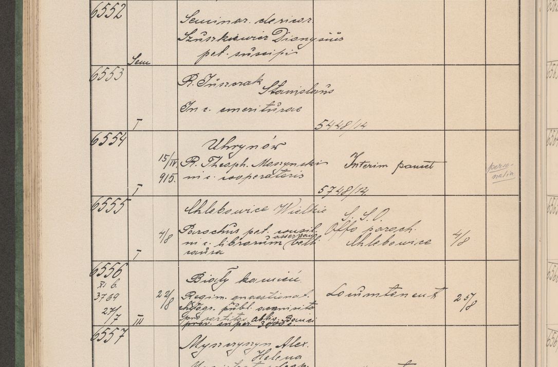 Zdjęcie nr 663 dla obiektu archiwalnego: Protocollum Consistorii lat. Leop. 1914