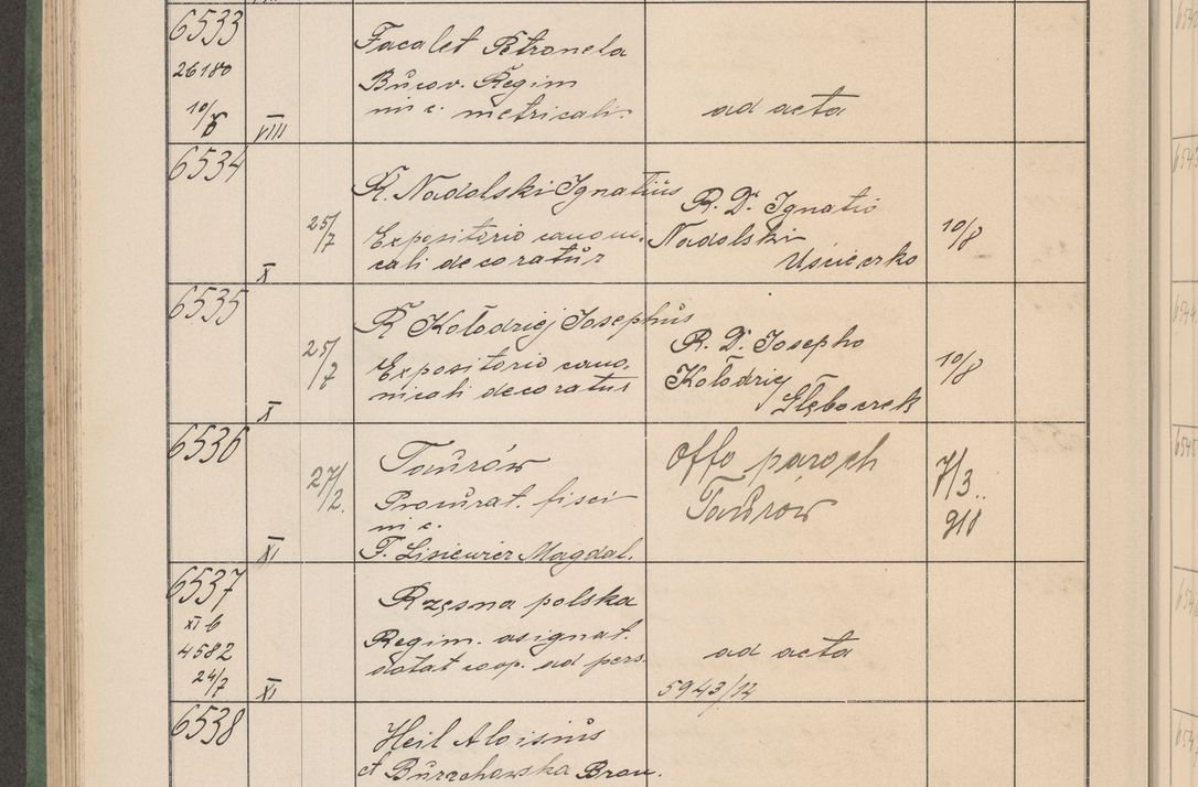 Zdjęcie nr 661 dla obiektu archiwalnego: Protocollum Consistorii lat. Leop. 1914