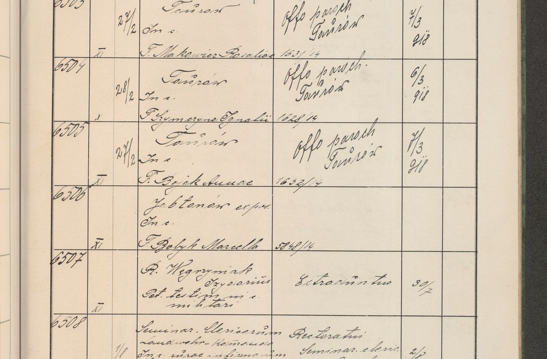 Zdjęcie nr 658 dla obiektu archiwalnego: Protocollum Consistorii lat. Leop. 1914