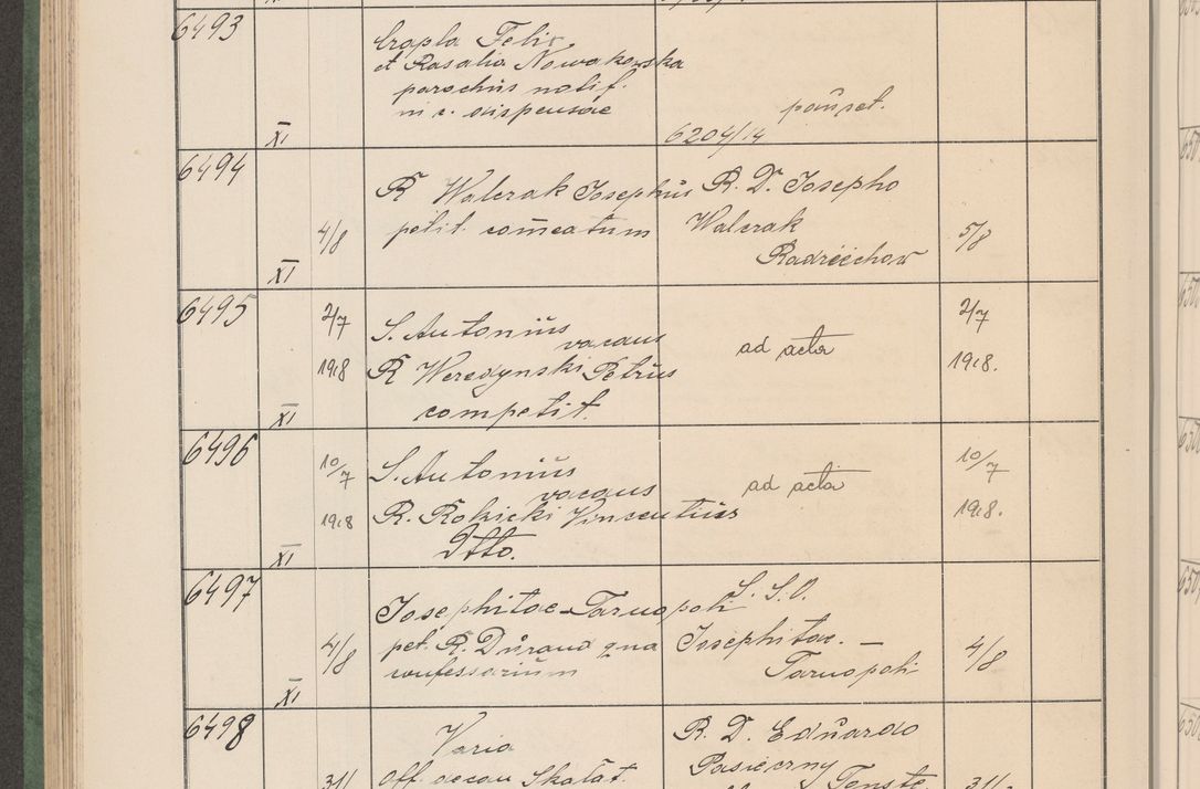 Zdjęcie nr 657 dla obiektu archiwalnego: Protocollum Consistorii lat. Leop. 1914