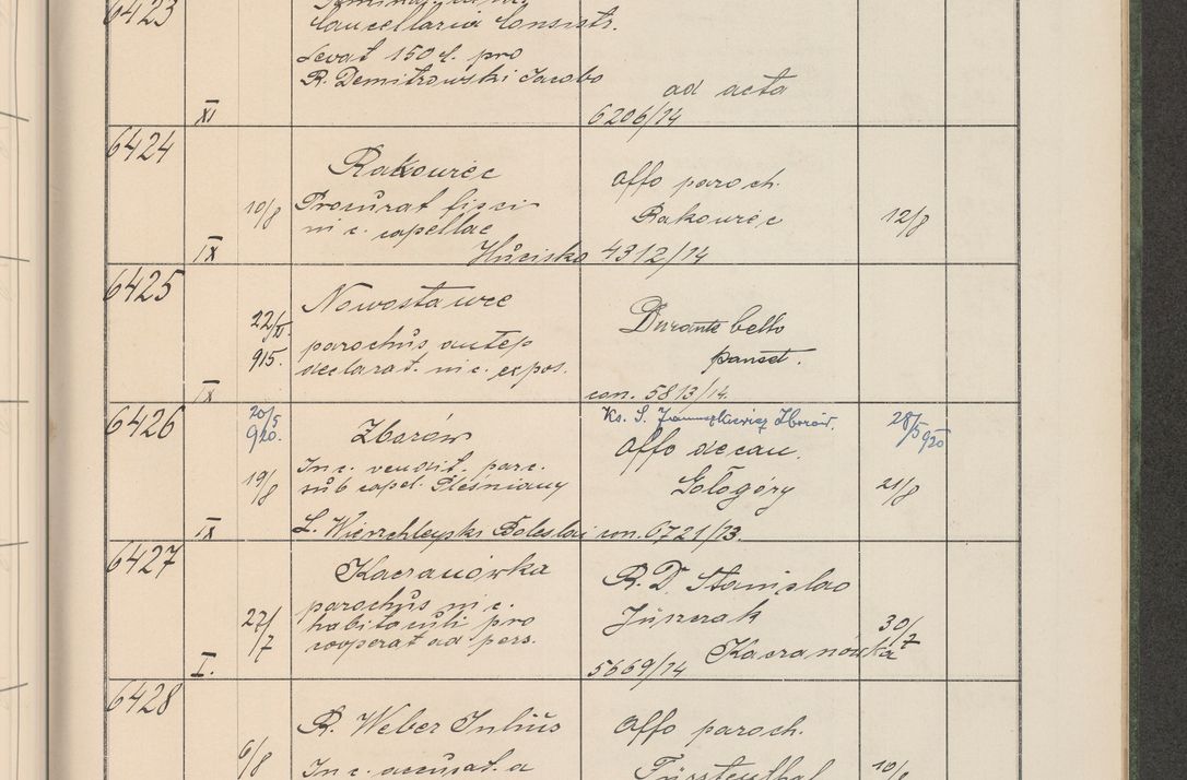 Zdjęcie nr 650 dla obiektu archiwalnego: Protocollum Consistorii lat. Leop. 1914