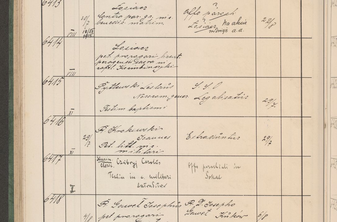 Zdjęcie nr 649 dla obiektu archiwalnego: Protocollum Consistorii lat. Leop. 1914