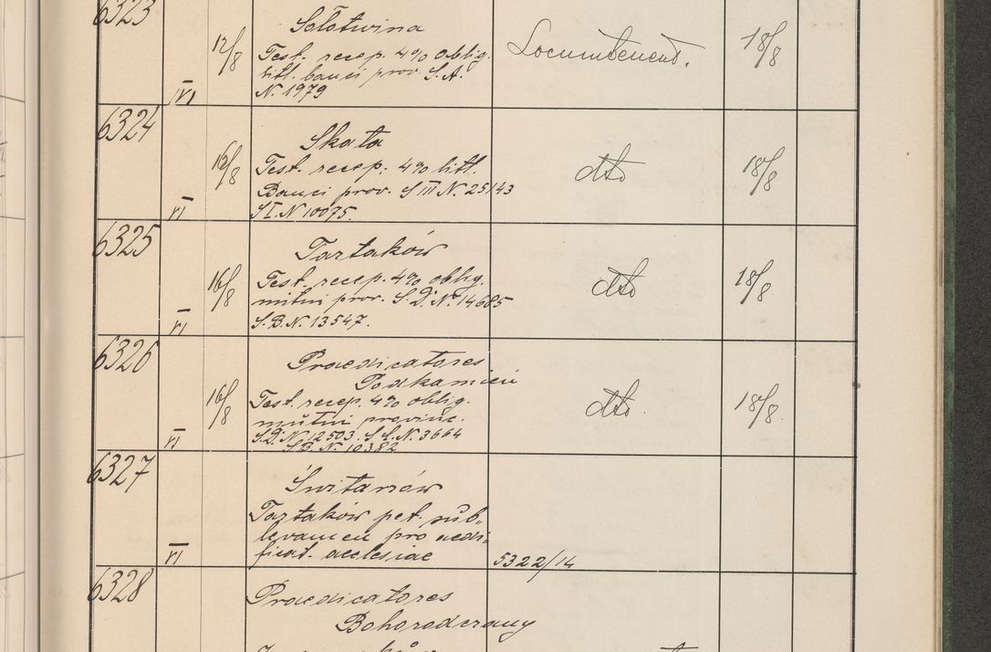 Zdjęcie nr 640 dla obiektu archiwalnego: Protocollum Consistorii lat. Leop. 1914