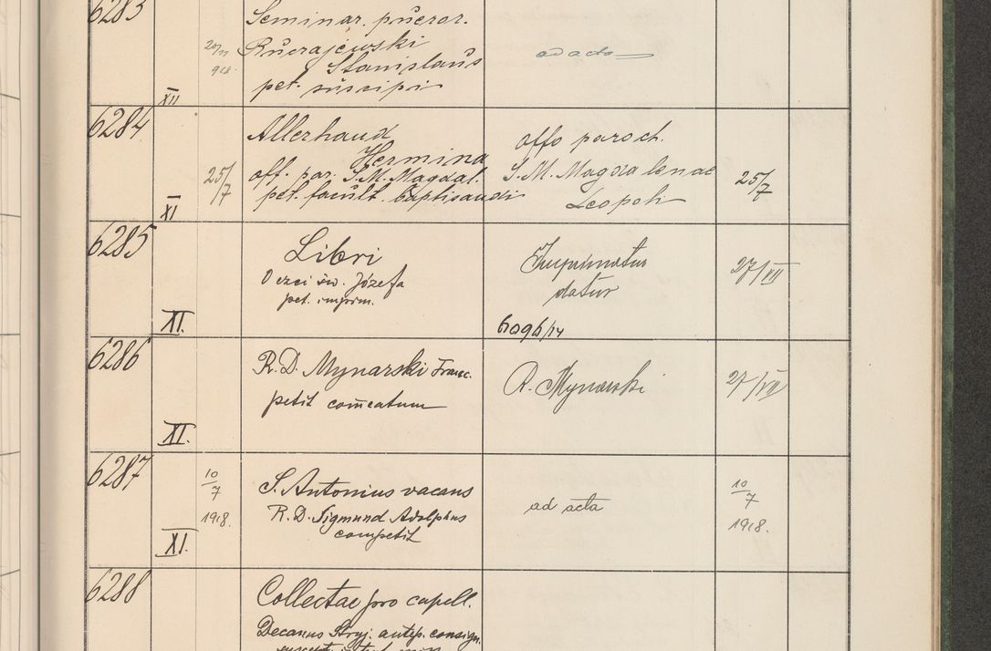 Zdjęcie nr 636 dla obiektu archiwalnego: Protocollum Consistorii lat. Leop. 1914