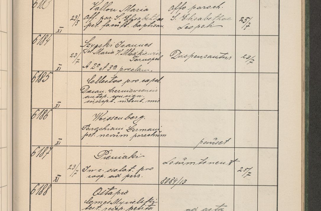 Zdjęcie nr 626 dla obiektu archiwalnego: Protocollum Consistorii lat. Leop. 1914