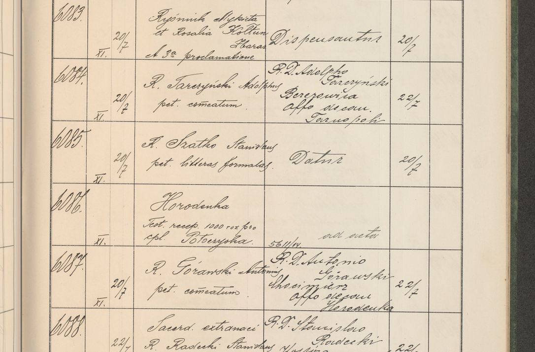 Zdjęcie nr 616 dla obiektu archiwalnego: Protocollum Consistorii lat. Leop. 1914