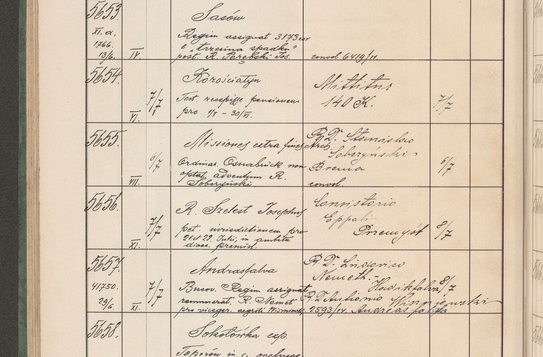 Zdjęcie nr 573 dla obiektu archiwalnego: Protocollum Consistorii lat. Leop. 1914