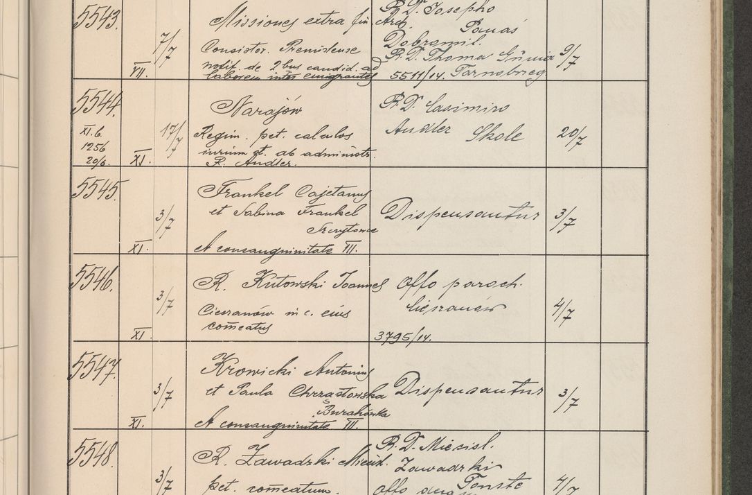 Zdjęcie nr 562 dla obiektu archiwalnego: Protocollum Consistorii lat. Leop. 1914