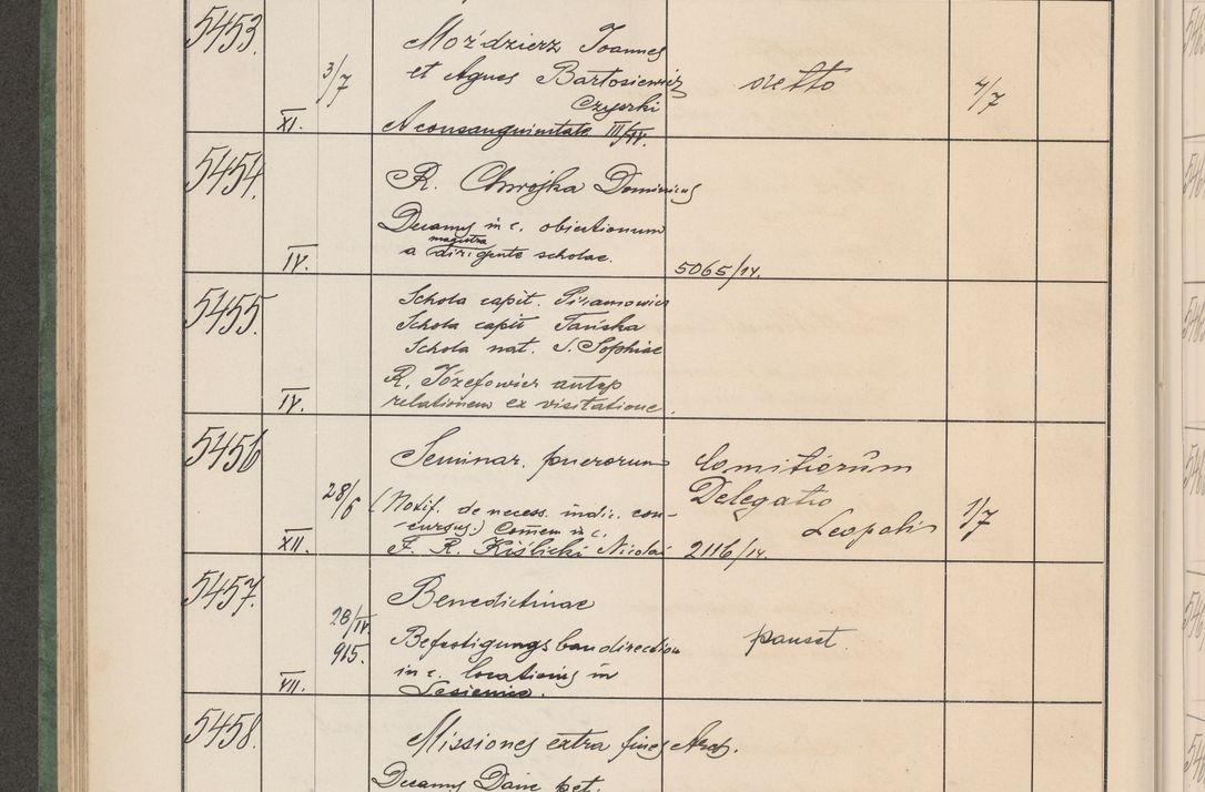 Zdjęcie nr 553 dla obiektu archiwalnego: Protocollum Consistorii lat. Leop. 1914