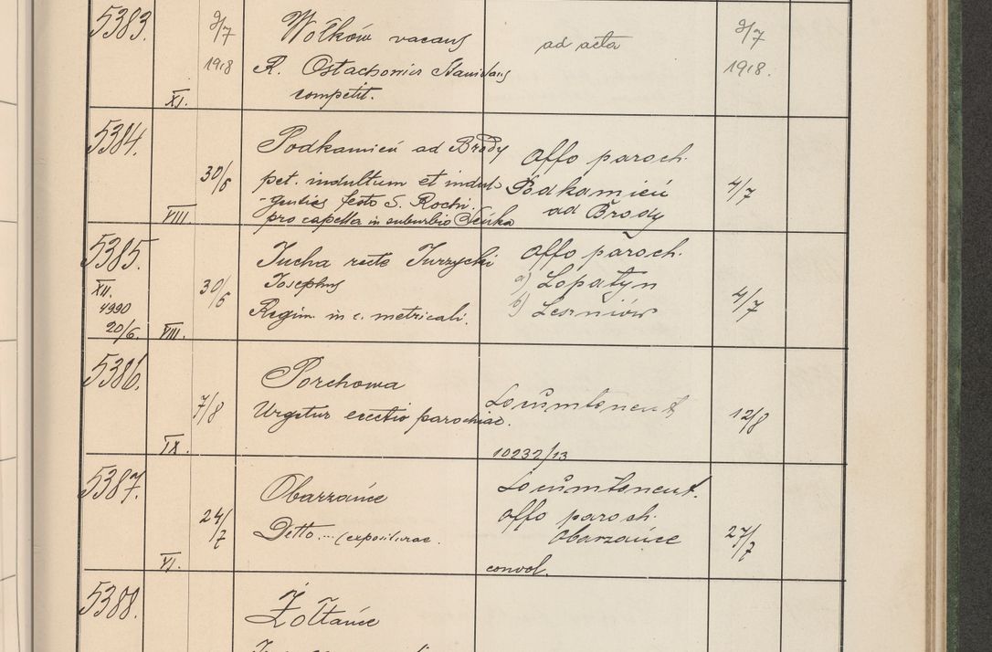 Zdjęcie nr 546 dla obiektu archiwalnego: Protocollum Consistorii lat. Leop. 1914