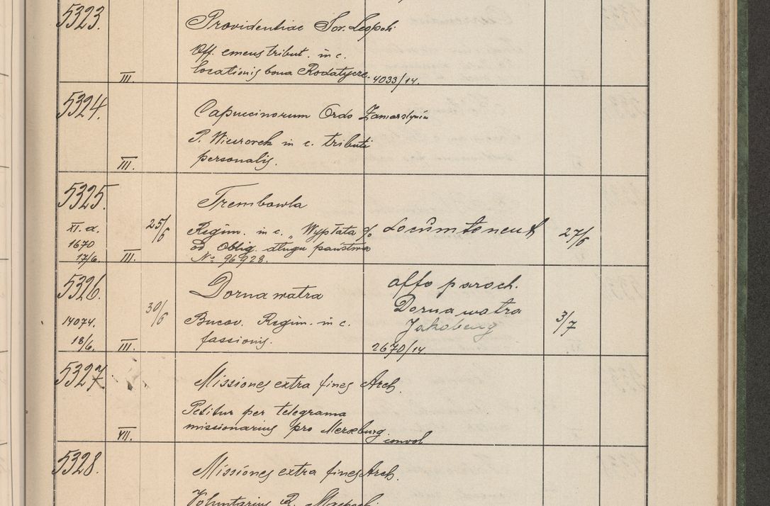Zdjęcie nr 540 dla obiektu archiwalnego: Protocollum Consistorii lat. Leop. 1914