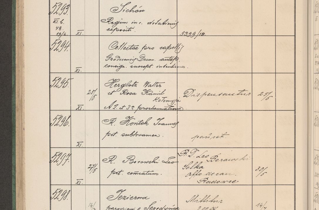 Zdjęcie nr 537 dla obiektu archiwalnego: Protocollum Consistorii lat. Leop. 1914