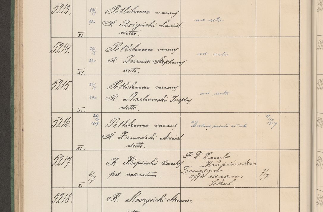 Zdjęcie nr 529 dla obiektu archiwalnego: Protocollum Consistorii lat. Leop. 1914