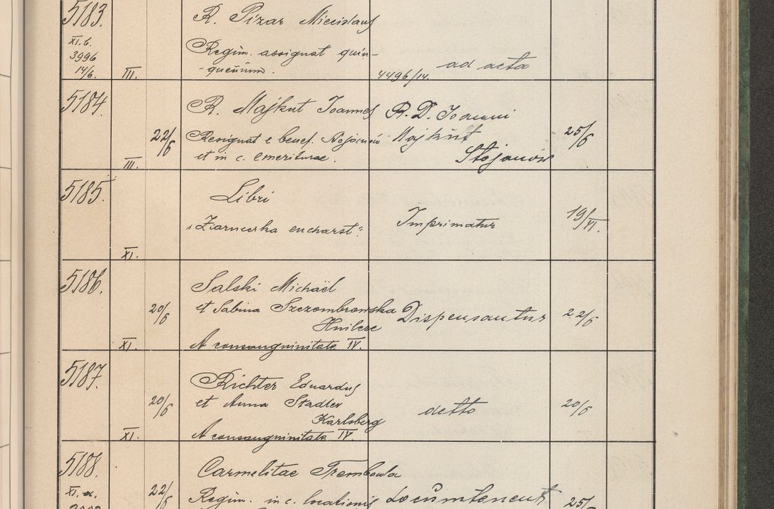 Zdjęcie nr 526 dla obiektu archiwalnego: Protocollum Consistorii lat. Leop. 1914
