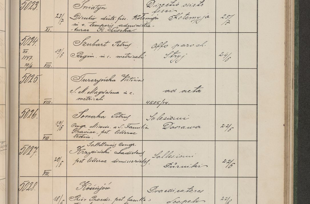 Zdjęcie nr 510 dla obiektu archiwalnego: Protocollum Consistorii lat. Leop. 1914
