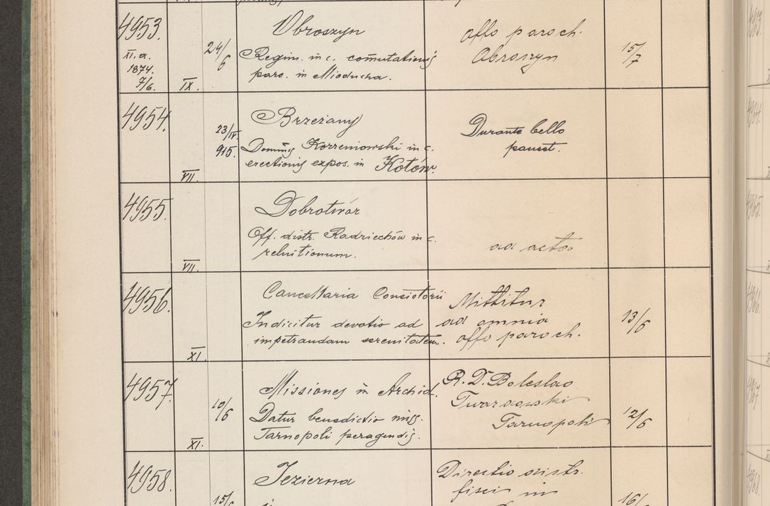 Zdjęcie nr 503 dla obiektu archiwalnego: Protocollum Consistorii lat. Leop. 1914