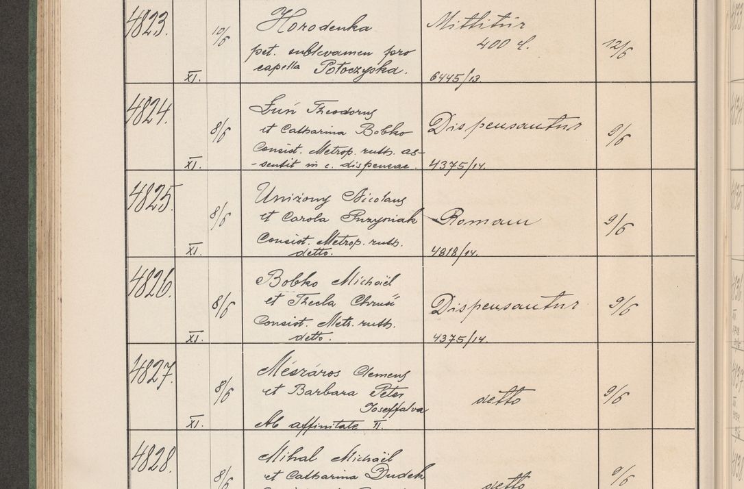 Zdjęcie nr 489 dla obiektu archiwalnego: Protocollum Consistorii lat. Leop. 1914