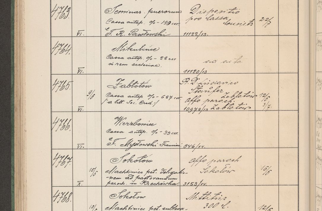 Zdjęcie nr 483 dla obiektu archiwalnego: Protocollum Consistorii lat. Leop. 1914