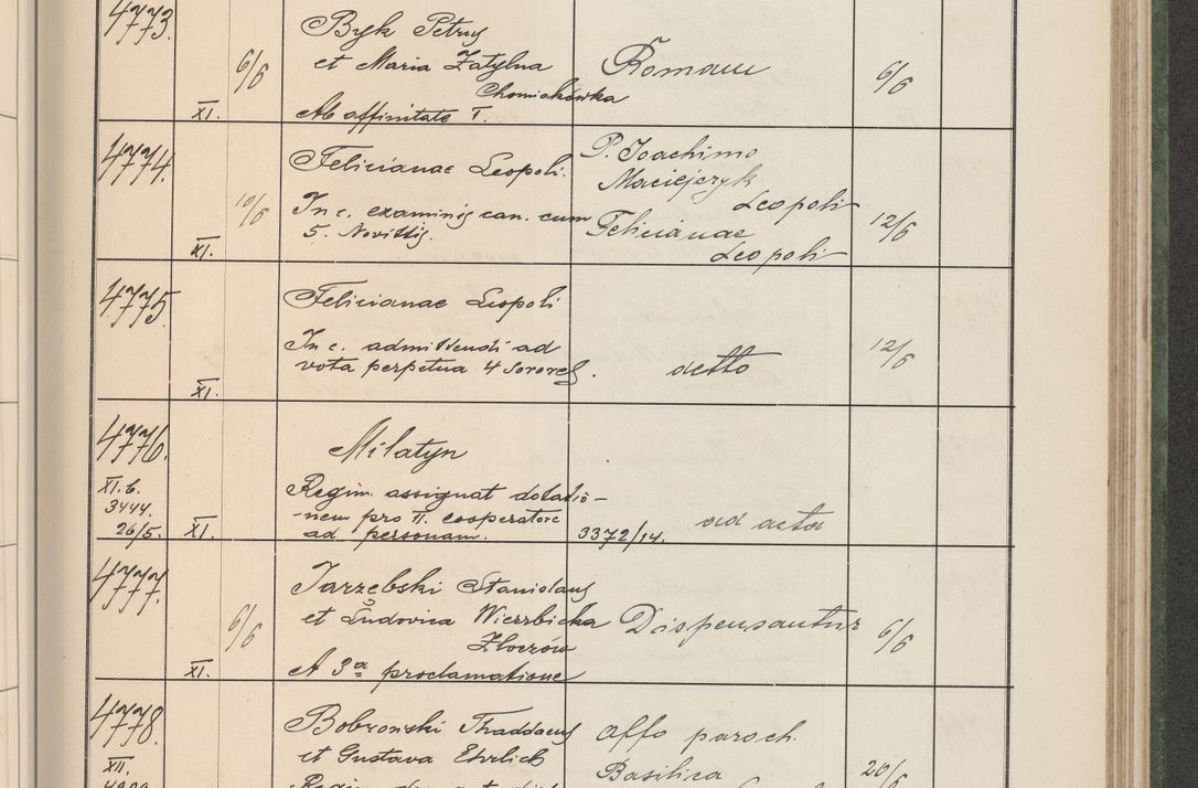 Zdjęcie nr 484 dla obiektu archiwalnego: Protocollum Consistorii lat. Leop. 1914