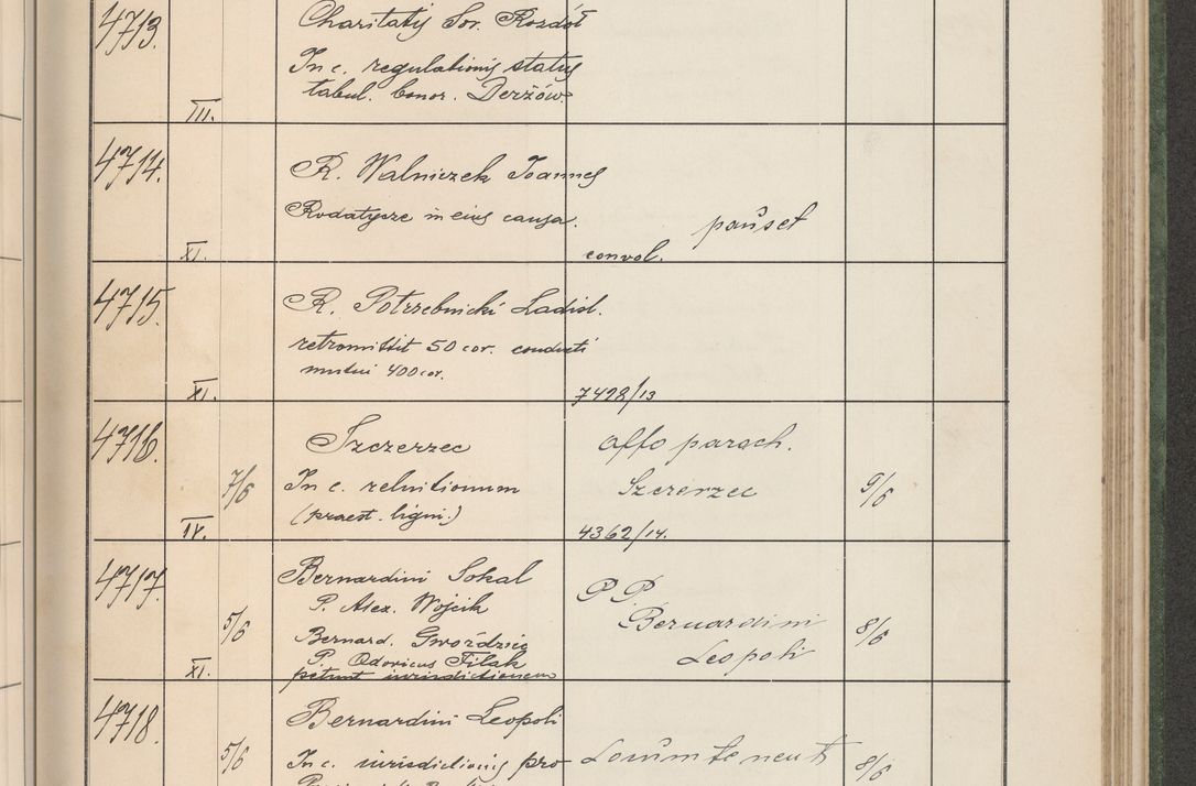 Zdjęcie nr 478 dla obiektu archiwalnego: Protocollum Consistorii lat. Leop. 1914