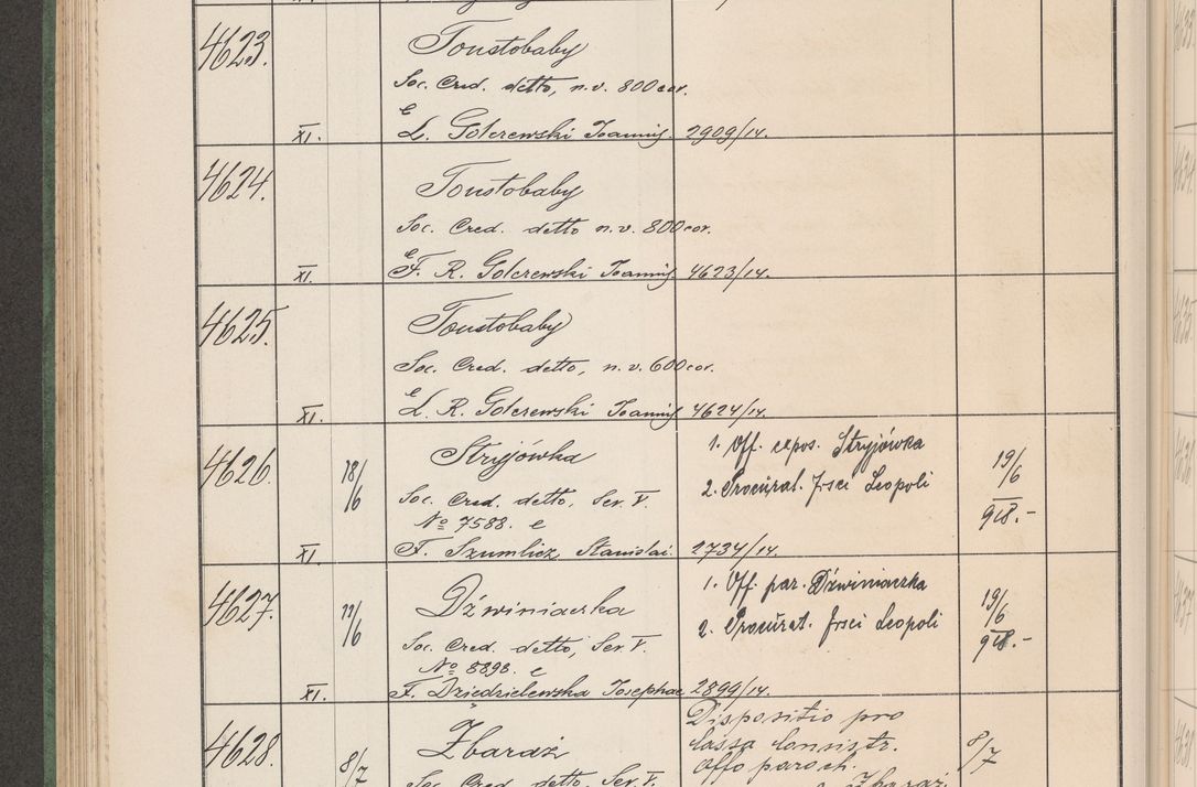 Zdjęcie nr 469 dla obiektu archiwalnego: Protocollum Consistorii lat. Leop. 1914