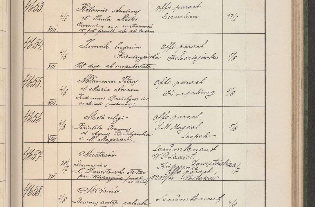 Zdjęcie nr 472 dla obiektu archiwalnego: Protocollum Consistorii lat. Leop. 1914