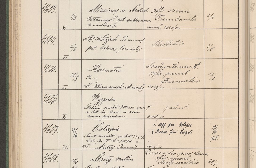 Zdjęcie nr 467 dla obiektu archiwalnego: Protocollum Consistorii lat. Leop. 1914