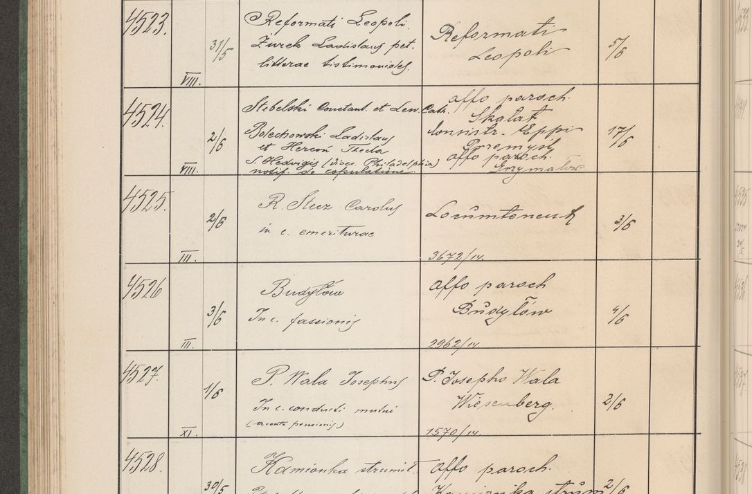 Zdjęcie nr 459 dla obiektu archiwalnego: Protocollum Consistorii lat. Leop. 1914