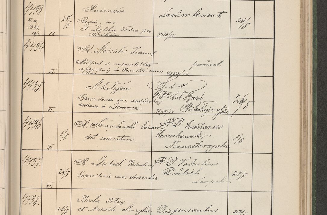 Zdjęcie nr 450 dla obiektu archiwalnego: Protocollum Consistorii lat. Leop. 1914