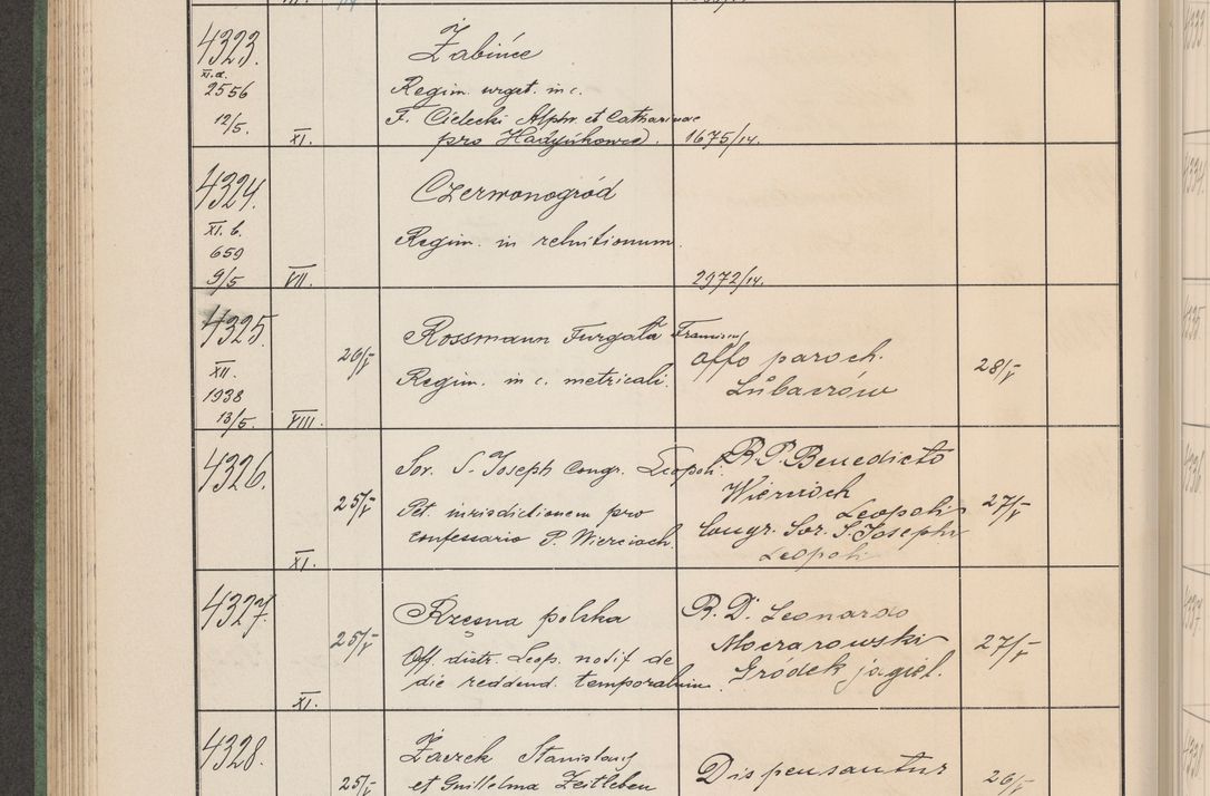 Zdjęcie nr 439 dla obiektu archiwalnego: Protocollum Consistorii lat. Leop. 1914