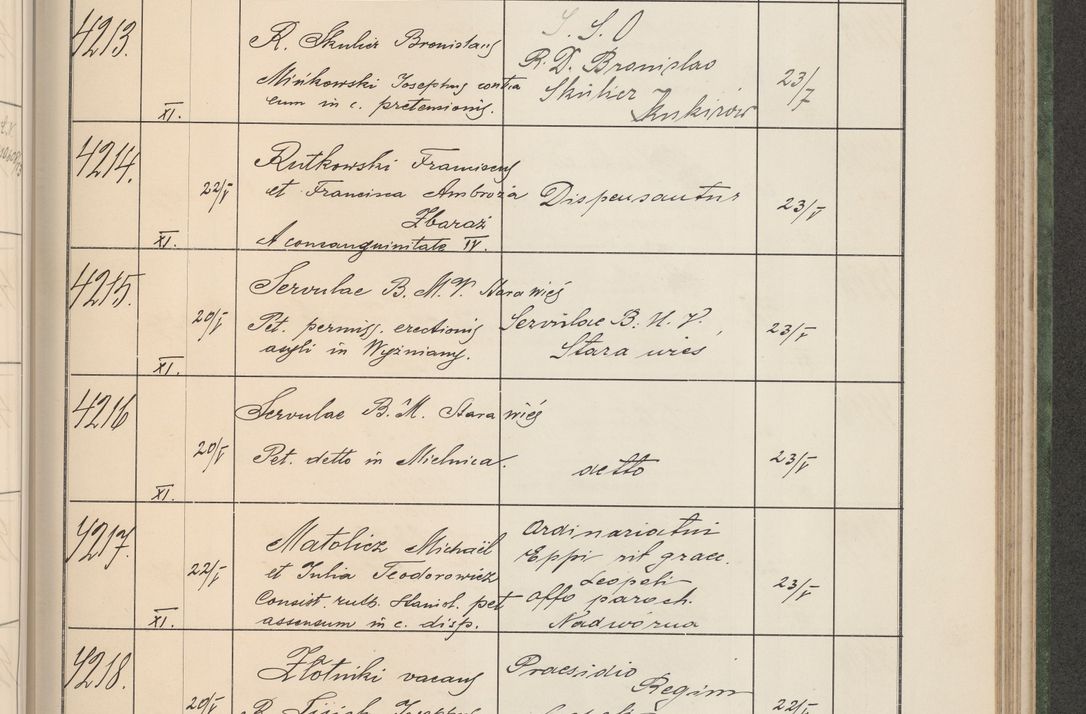 Zdjęcie nr 428 dla obiektu archiwalnego: Protocollum Consistorii lat. Leop. 1914