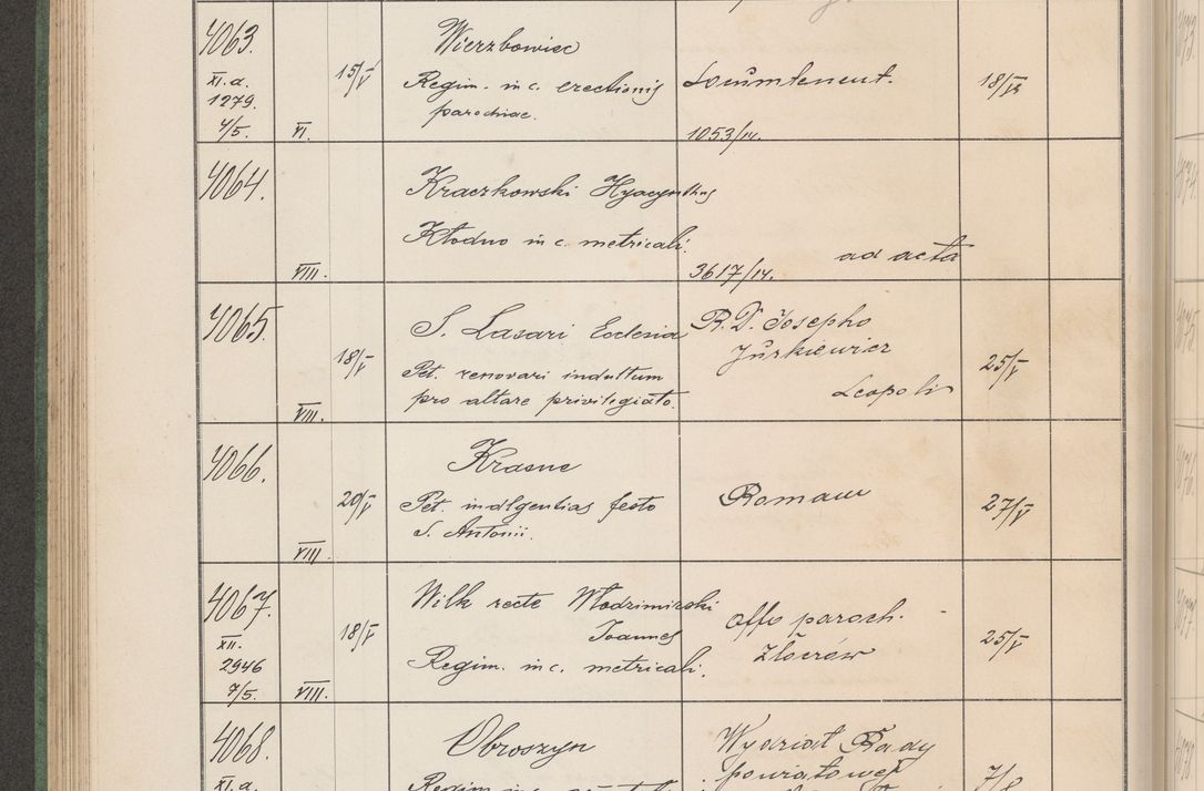 Zdjęcie nr 413 dla obiektu archiwalnego: Protocollum Consistorii lat. Leop. 1914