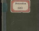 Zdjęcie nr 1 dla obiektu archiwalnego: Protocollum Consistorii lat. Leop. 1919