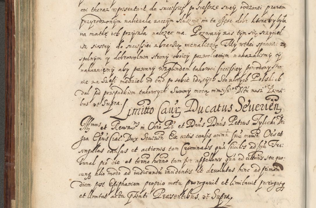Zdjęcie nr 291 dla obiektu archiwalnego: Acta actorum causarum spiritualium, civilium, criminalium, obligationum, quiettationum, inscriptionum, cessionum, decimarum, testamentorum, Illustrissimi et Reverendissimi Domini Domini Martini Szyszkowski Dei &amp; Apostolicae Sedis gratia Episcopi Cracovienisis Ducis Severiensis in annis 1617, 1618, 1619. Tomus Primus.
