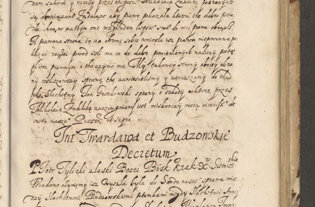 Zdjęcie nr 290 dla obiektu archiwalnego: Acta actorum causarum spiritualium, civilium, criminalium, obligationum, quiettationum, inscriptionum, cessionum, decimarum, testamentorum, Illustrissimi et Reverendissimi Domini Domini Martini Szyszkowski Dei &amp; Apostolicae Sedis gratia Episcopi Cracovienisis Ducis Severiensis in annis 1617, 1618, 1619. Tomus Primus.
